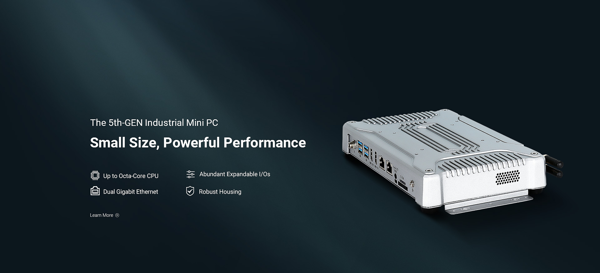 industrial embedded computer fanless PC