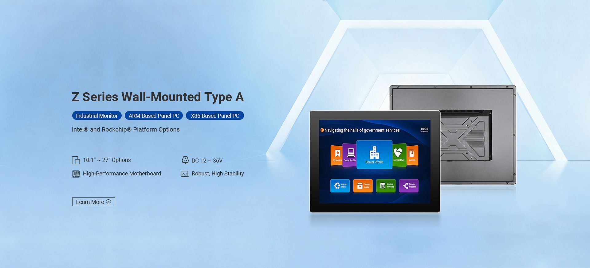 New Upgrade Wall-mounted Industrial Panel PC