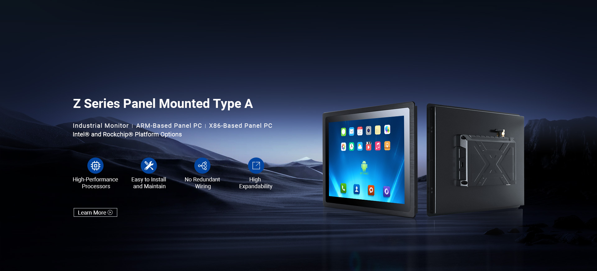 industrial ultra-thin android panel PC