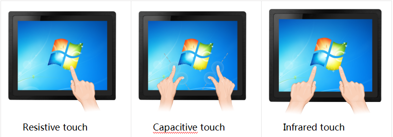 3mm Embedded industrial touch screen monitor for extreme environments
