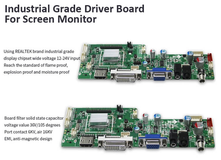 Flat Panel Industrial Monitor Touch Screen CE Approved