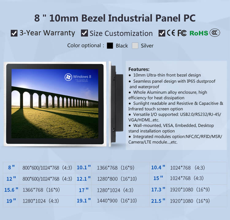 Windows Industrial Panel PC