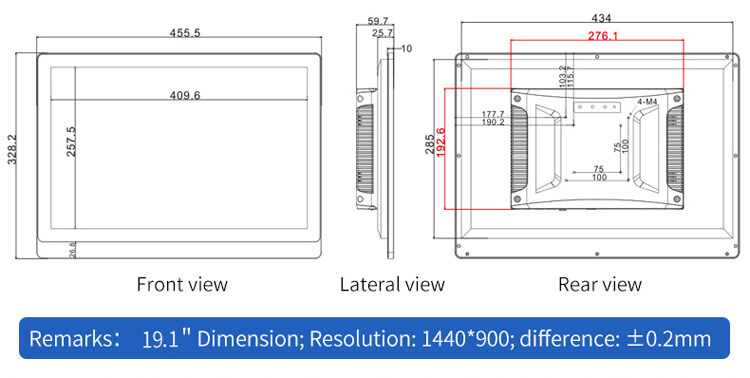 19.1" Android industrial panel computers