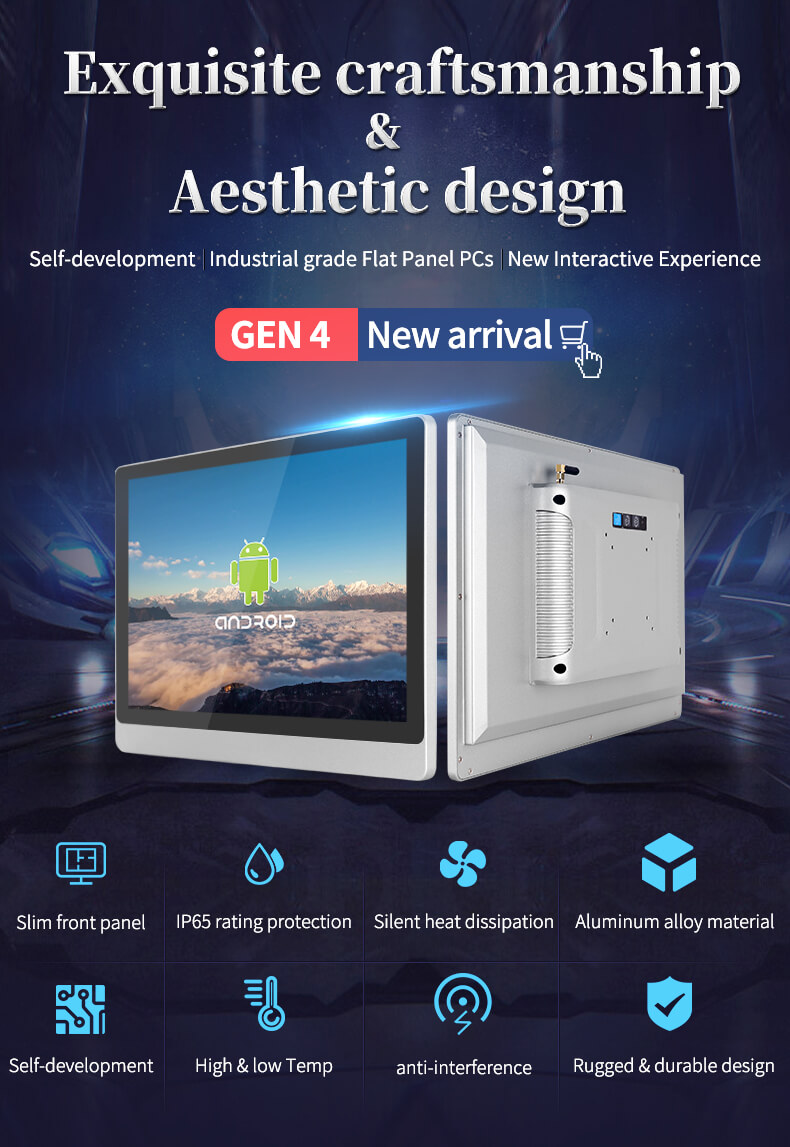 19.1 Inch Android Industrial Panel PC with NFC