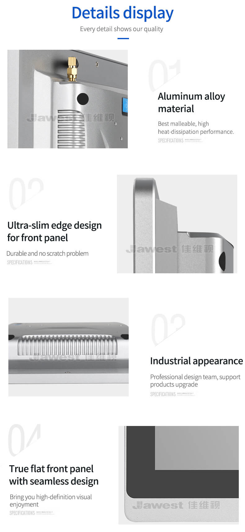 19.1 Inch Android Industrial Panel PC with NFC