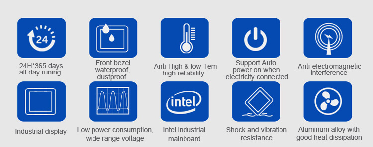 Industrial Panel PC Touchscreen HMI Computer 10.4 Inch