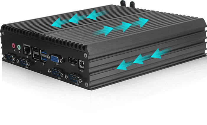 Industrial Computer Fanless Industrial PC Intel Core For Harsh Environment