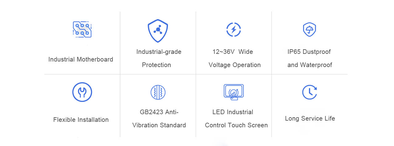 10.1 inch Vehicle-Mounted Terminal Panel PC Android 7.1 OS