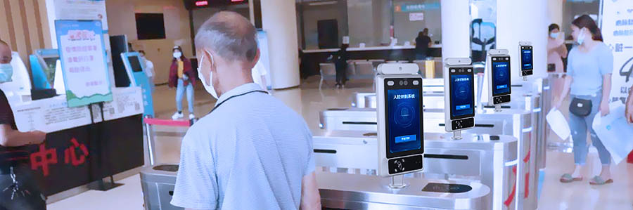 Face Recognition Terminals Used For Temperature Measurement and Identity Recognition