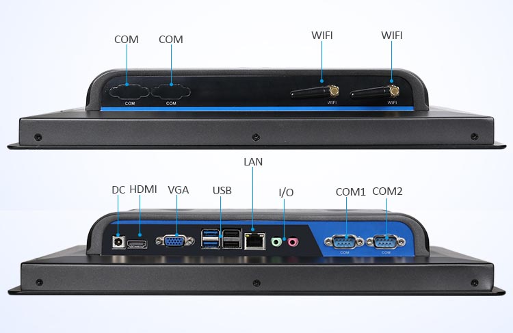 Industrial Panel Computer X86 Fanless Touch Panel PC China 19 Inch