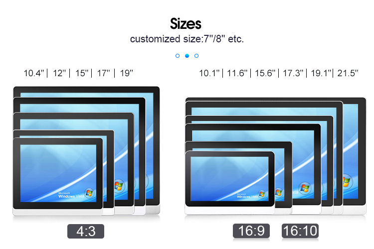 19.1 Inch Panel Mount Touch Screen HMI Panel PC For System Integrators