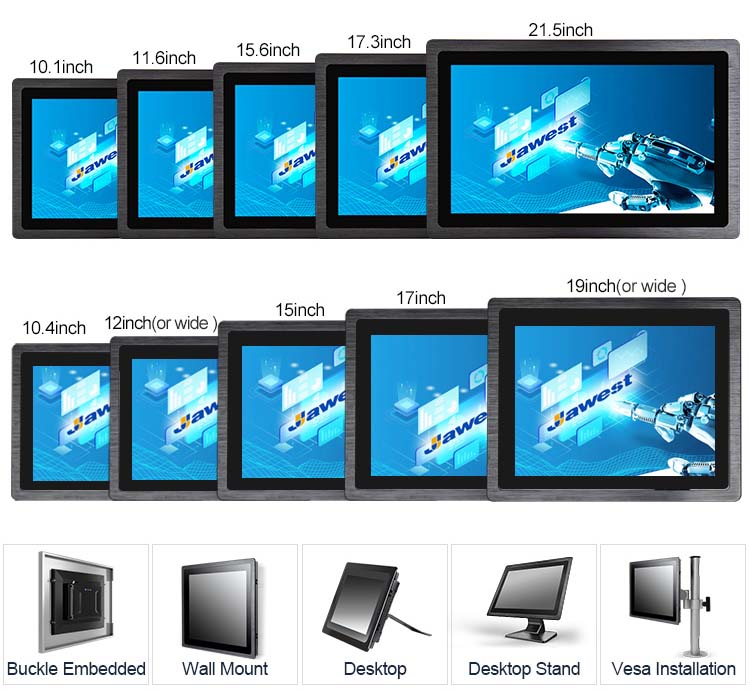 Industrial Waterproof Panel PC With IP65 Touch Screen 11.6 Inch HMI Industrial Panel PCs