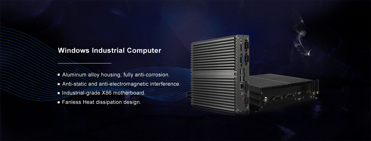 Industrial Computer Fanless Industrial PC Intel Core For Harsh Environment