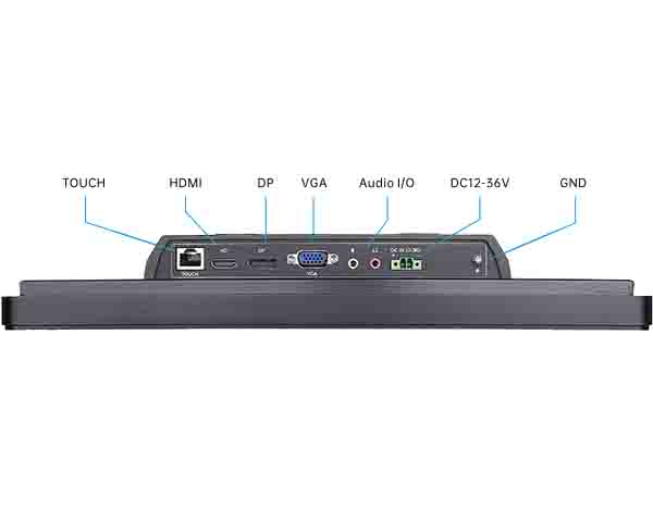 7-27 Inches Upgraded Embedded Industrial Monitor with VGA DP HDMI