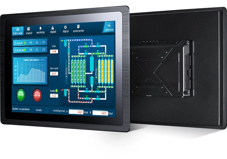 7-23.8" External-embedded Industrial Touchscreen Monitor