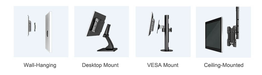 10.1~27 inch VESA-compliance Industrial Touch Screen Monitor