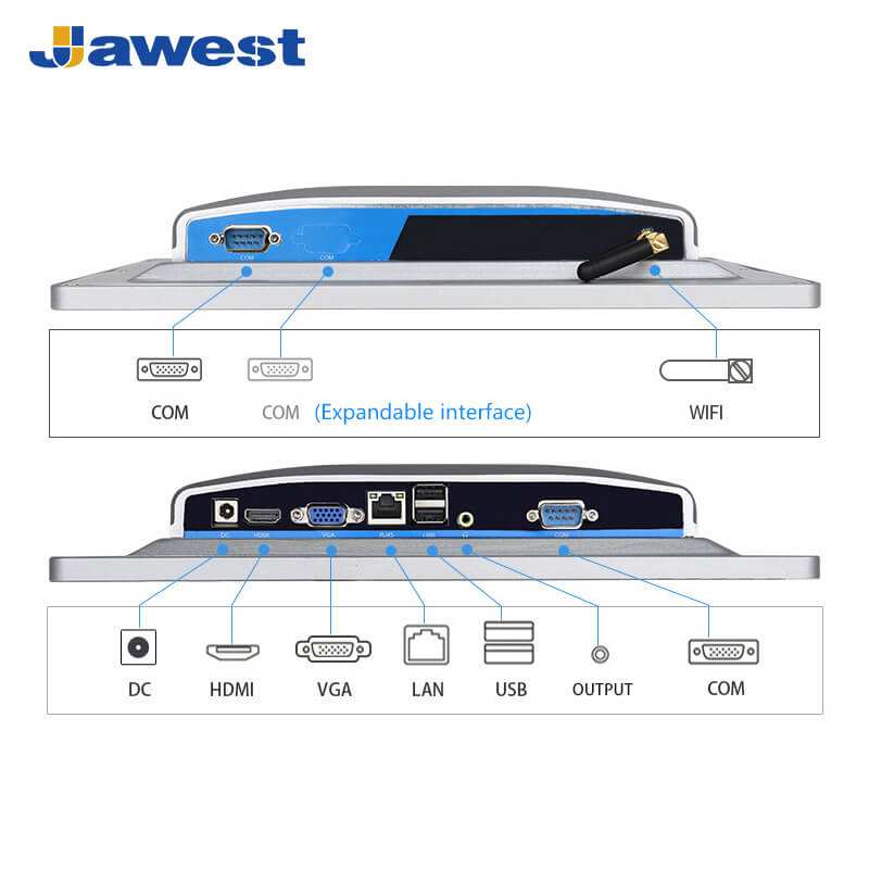 11.6 Inch Industrial All-in-one Computers Seamless Panels PC Fully Enclosed