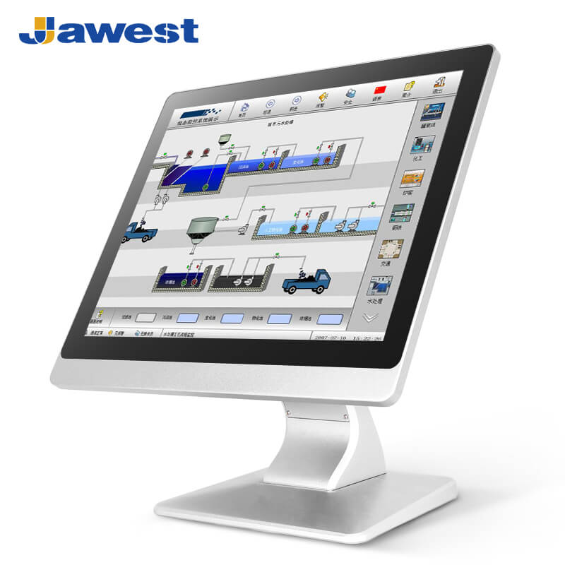 17 Inch Industrial Desktop Monitor For Production Line Touch Display