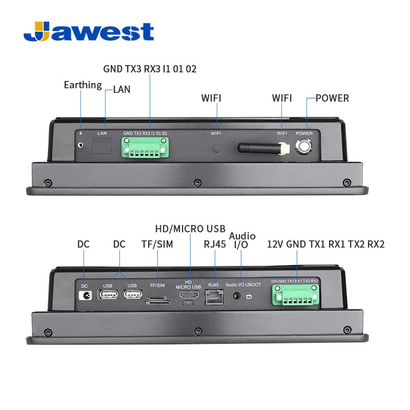 10.1 inch Industrial Fanless Touch Panel PC with Android 10.1