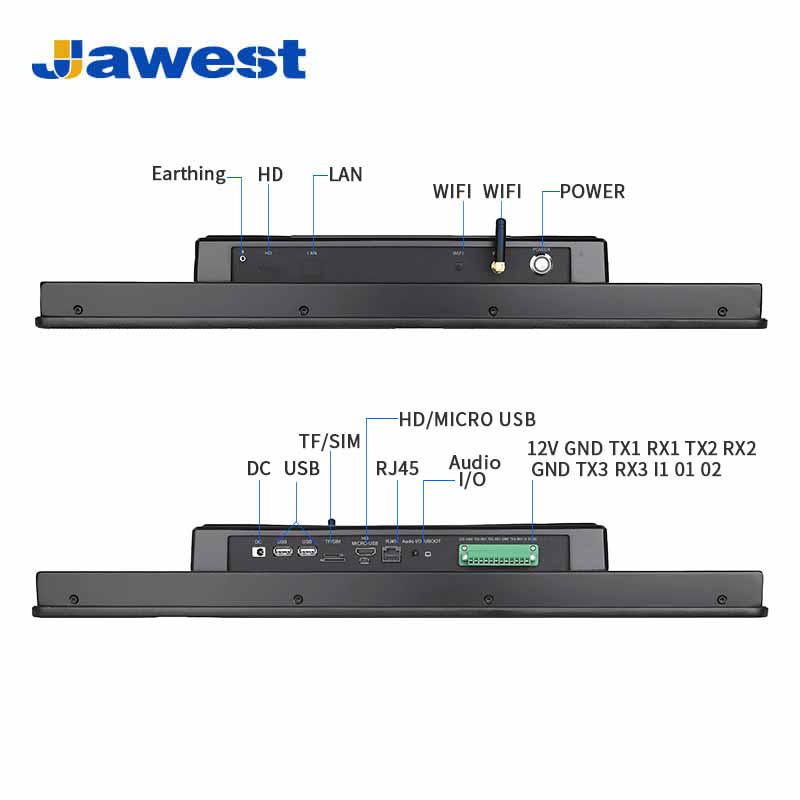 21.5 inch Fanless Widescreen Industrial Panel PC – ARM Based Processor with Capacitive Waterproof Touchscreen