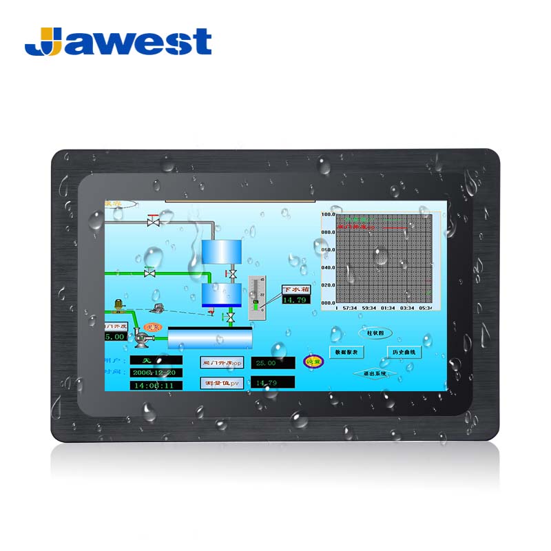 15.6 inch Industrial Panel Mount Monitor With Robust IP65 Aluminum Alloy Enclosure