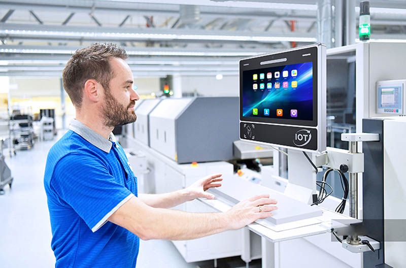 Industrial Panel PCs For MES Systems in the Intelligent Manufacturing