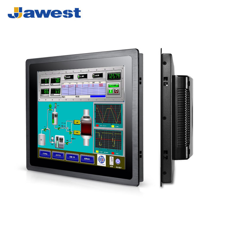3mm Bezel Aluminum Alloy Chassis Embedded Industrial Monitor