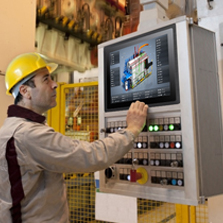 X86 Architecture Industrial Touch Screen All-in-One PC Utilizing for Power Distribution Cabinets