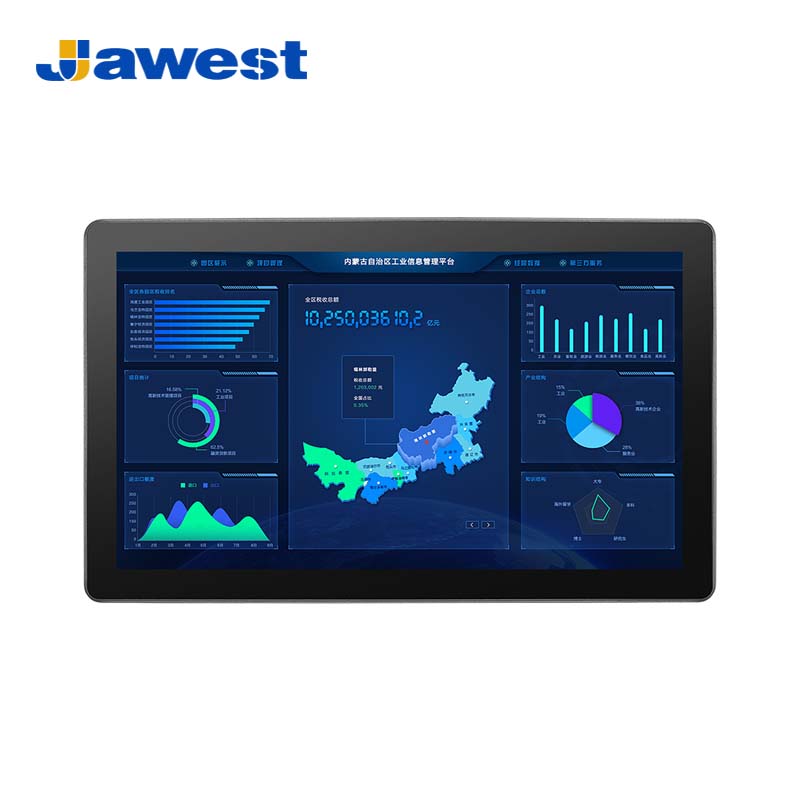 21.5" Full HD Industrial Touch Screen Monitor IP65 Dustproof Waterproof