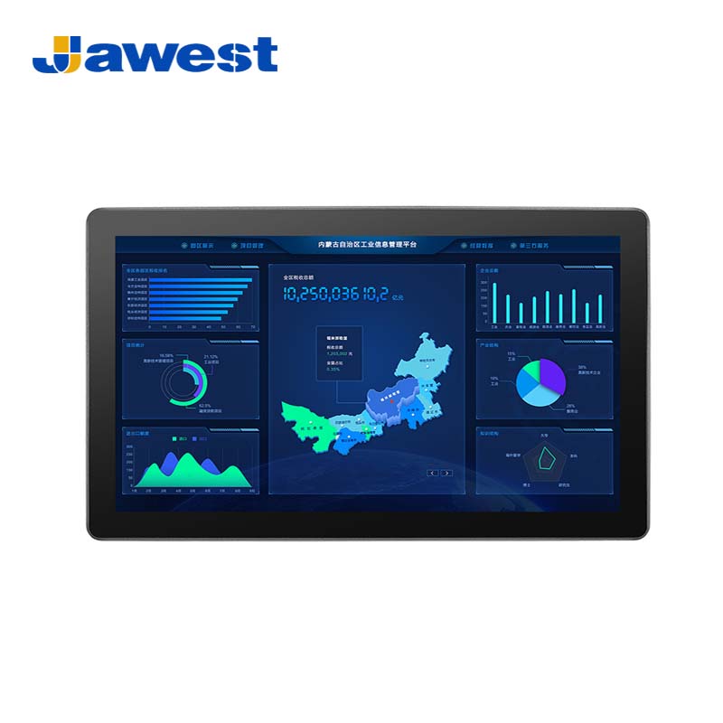 17.3" Industrial Flat Panel Touch Screen Monitor Outdoor Use Weather-proof