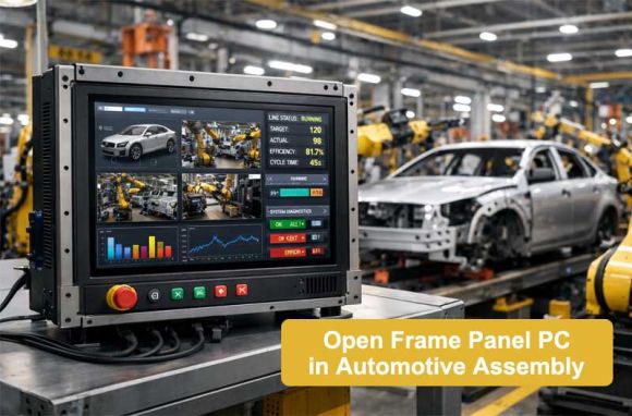 Open Frame Panel PC in Automotive Assembly