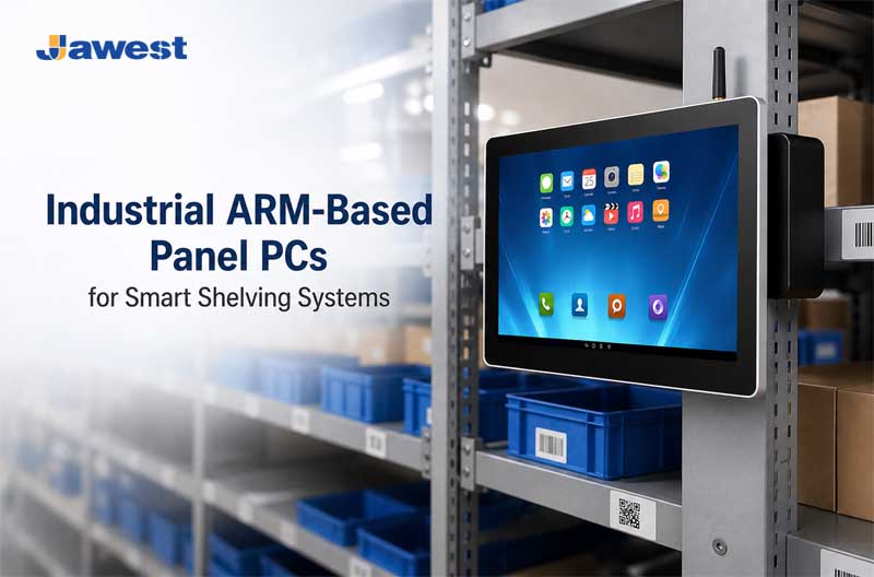 ARM-Based Industrial Panel PCs Are Ideal for Smart Shelving Systems
